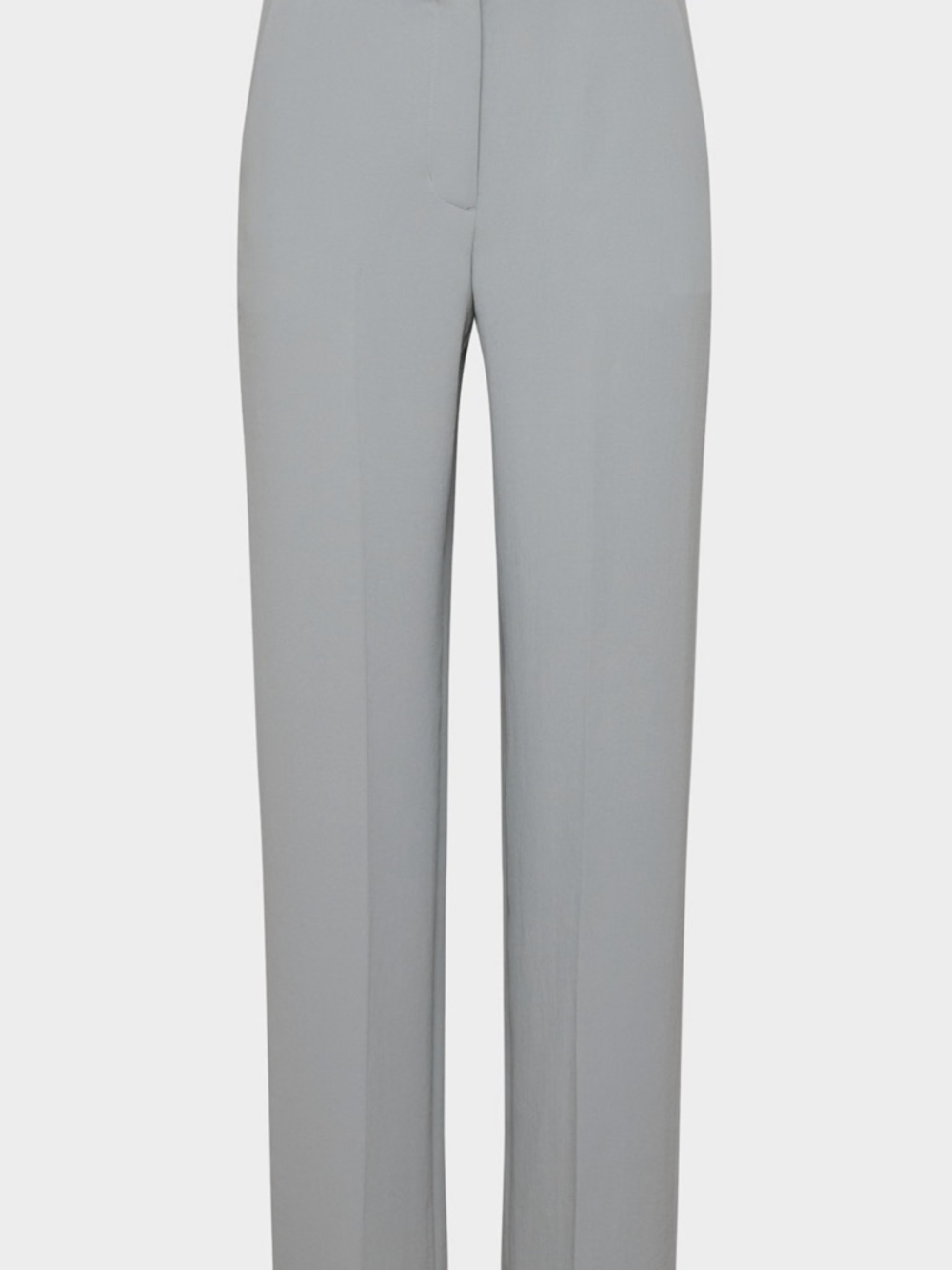 Aritzia Wilfred Light Gray Straight-Leg Dress Trousers
